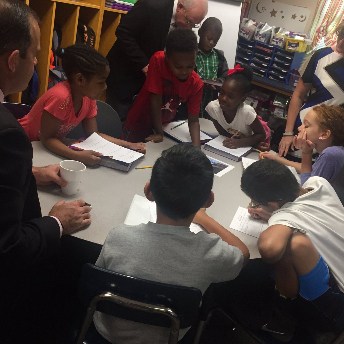 StegCIA's tweet photo. .@WayneTwpSuper learning about point of view from @CWECHAMP students @anneolsonbell #wearewayne #SBvisit https://t.co/QAZcghKZg3