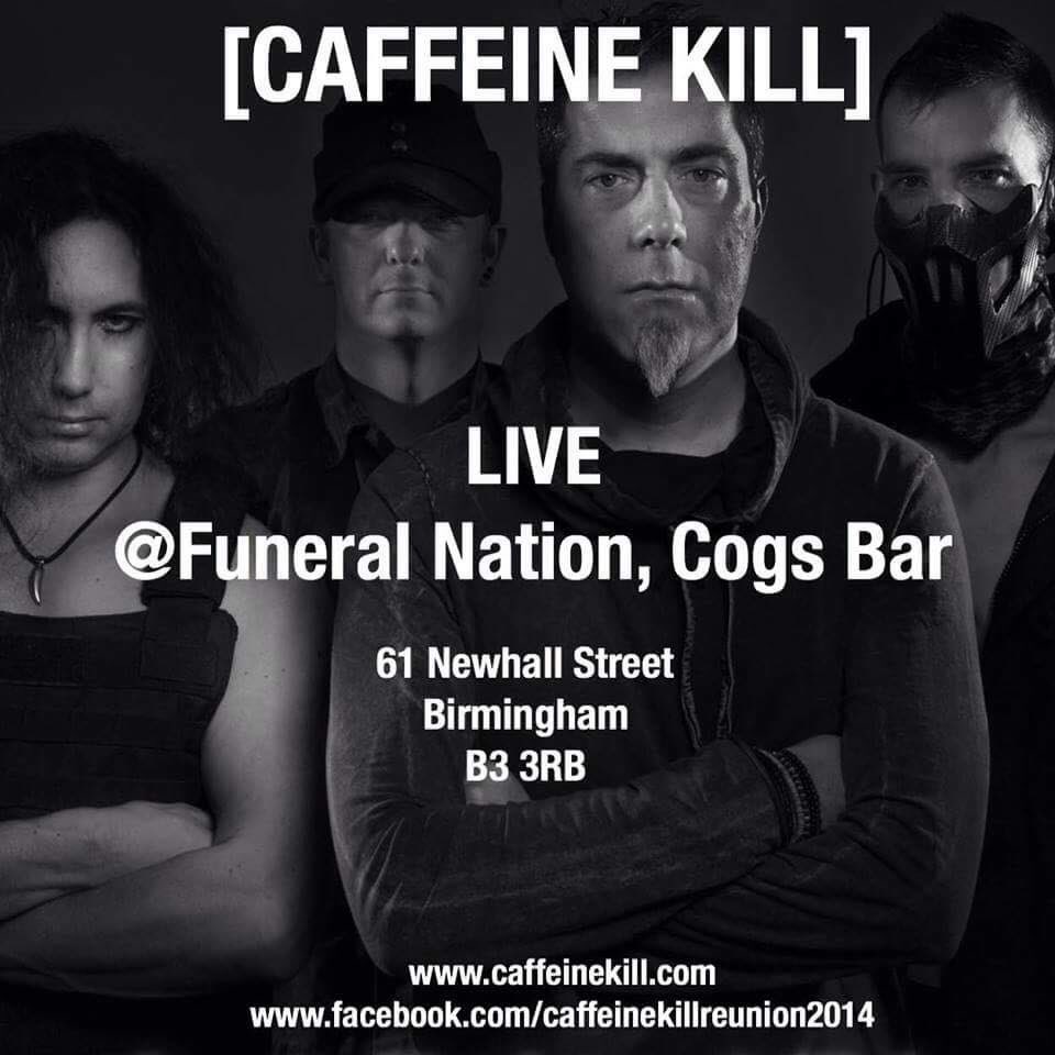 trilo_byte's tweet photo. Funeral Nation 1st October, featuring Industrial Metal band, Caffeine Kill 🤘#FuneralNation #Goth #Industrial #CaffeineKill #EBM https://t.co/9mrkWwbI77