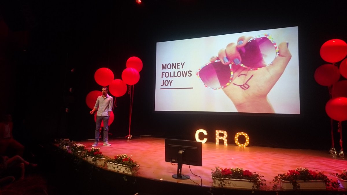 Happiness is key to creating inspiring experiences for both developers and customers. <a href="/ttonder/">Thomas Tonder</a> #Cjam6