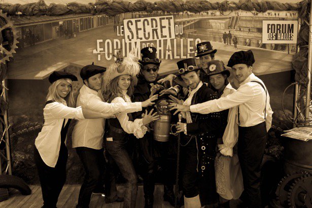 Les Explorateurs du Secret du <a href="/forumdeshalles/">sarea</a> sont prêts pour l'aventure! et vous? #escapegame #FDHescape #funinparis