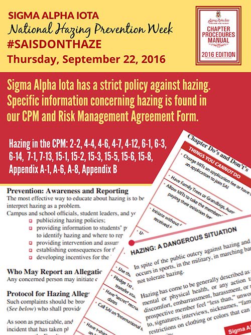 SAINH's tweet photo. SAI has a strict policy against hazing as seen in the CPM and Risk Management Agreement Form. #SAIsDontHaze https://t.co/DZTuLZaiXT