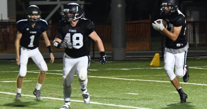 StDomsHS's tweet photo. Bayhawk Football looks to get in the win column this weekend! #GoBayhawks #DigitalDoms #BayhawkFamily https://t.co/JpoRTdrLmi https://t.co/uATT6aEnlG