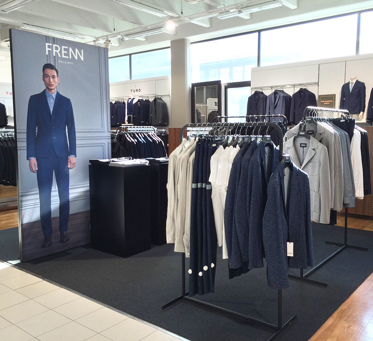 A little bit of Helsinki taking over Tampere. New FRENN collection is now available at Sokos Helsinki and Tampere department stores.