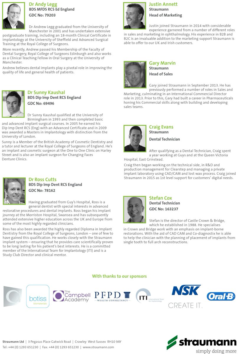 StraumannUK's tweet photo. Still time to book onto the West Midlands Event, where we will be exploring all areas of digital implant dentistry! https://t.co/0wk59iwPpx
