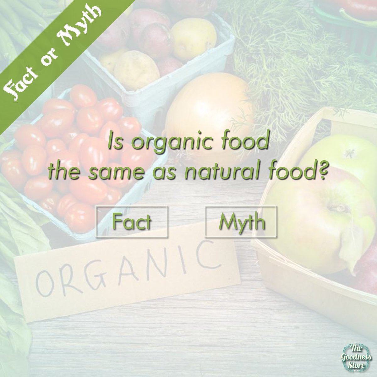 goodness_store's tweet photo. Comment below if the statement is a #FactOrMyth! https://t.co/Kfwi5y1G2B