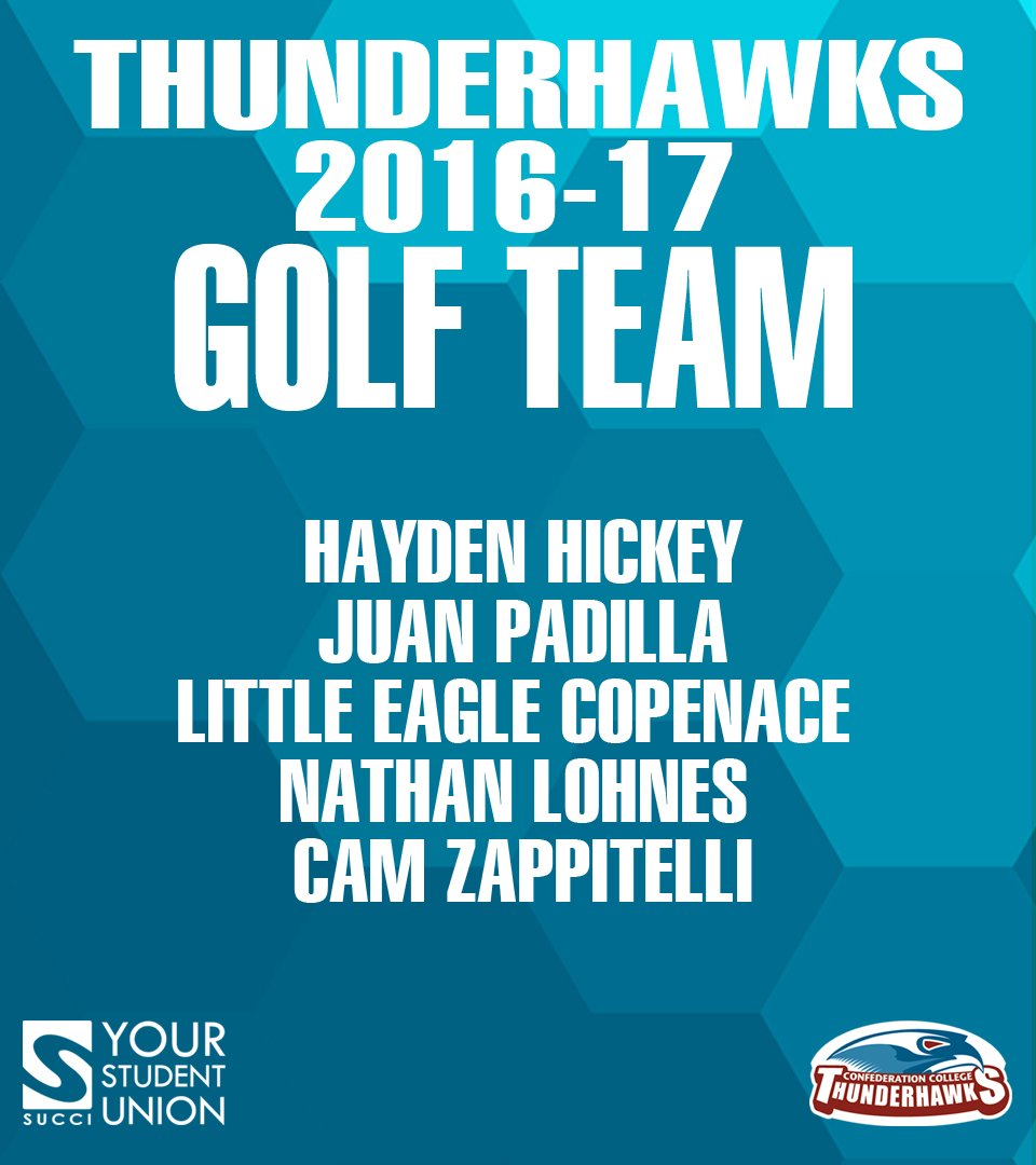 Thunderhawks1's tweet photo. The #Thunderhawks 2016-17 Golf Team has been selected. #SUCCI https://t.co/dRdEWCfJsW