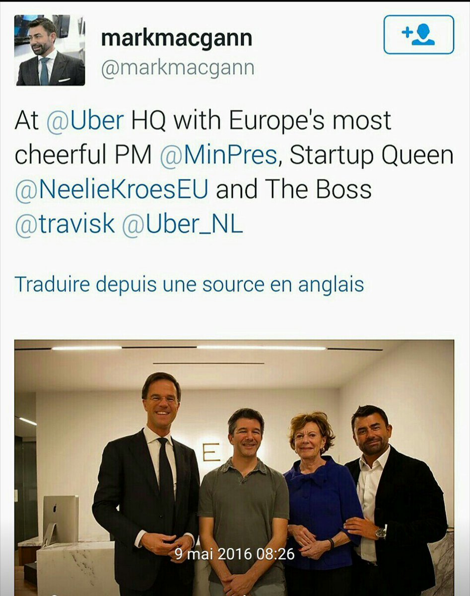 uberscar's tweet photo. #BahamasLeaks 
Quand le PM Néerlandais @MinPres et ses complices #NeelieKroes et #uberNL  parlent évasion fiscale 💰😎 https://t.co/VT2rWTfgz8