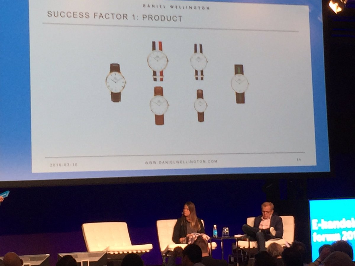 Per_Ljungberg's tweet photo. @VallinDavid om fyra framgångsfaktorer för Daniel Wellington #eforum16 #ehandel https://t.co/gTZqj2RRab