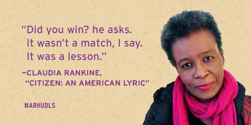 umd_arhu's tweet photo. Poet Claudia Rankine wins @macfound award - and she's coming to #UMD next week: https://t.co/RatF27UqTd  #UMDpolitics #dtnumd https://t.co/MSyqC16CgB