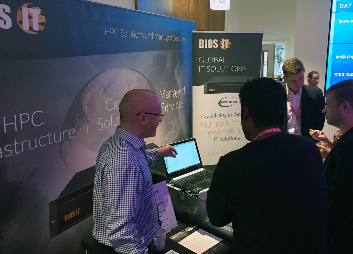 BIOS_IT's tweet photo. Come have a chat with BIOS IT and Intelligent Voice at the Re-Work Deep Learning Summit! #reworkDL #deeplearning #intelligentvoice #NVIDIA https://t.co/zdbMcsIWRH