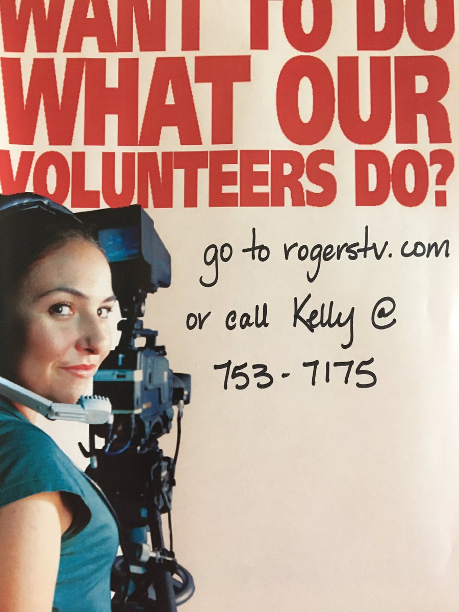 RogersTVStJohns's tweet photo. You can too. #ROGERStv is recruiting volunteers now at #give2016 happening at MUN now! https://t.co/aC7ibaivC2