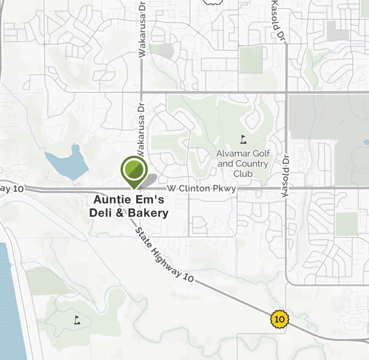 Tucked away at Wakarusa &amp; Clinton Pkwy, we sure love being your neighborhood deli. Come up &amp; see us today, #lfk!