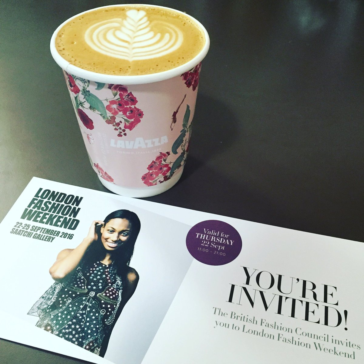 Starting off London Fashion Weekend in style with a Lavazza coffee! #fuelledbylavazza #lfwend #fashion #lavazza #coffee #coffeegram