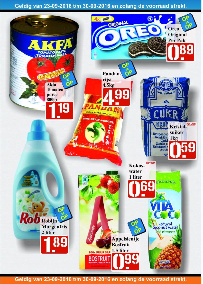 F&S SUPERMARKTEN on Twitter "Aanbiedingen van 23 tot 30 September…