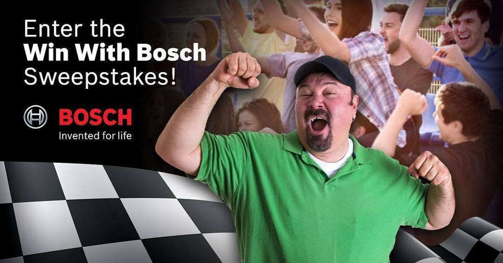 BoschAutoNA's tweet image. An #exciting #racing experience could be yours.  #Enter now.  winwithbosch.com #Bosch #Sweepstakes