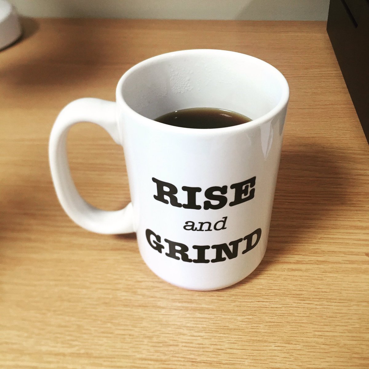 RiseAndGrindNow's tweet photo. Hope you're up and grinding with a delicious cup of joe☕️ Specially crafted Breakfast Blend available for a limited time for just $17.99! https://t.co/Ll1c5eYuQO
