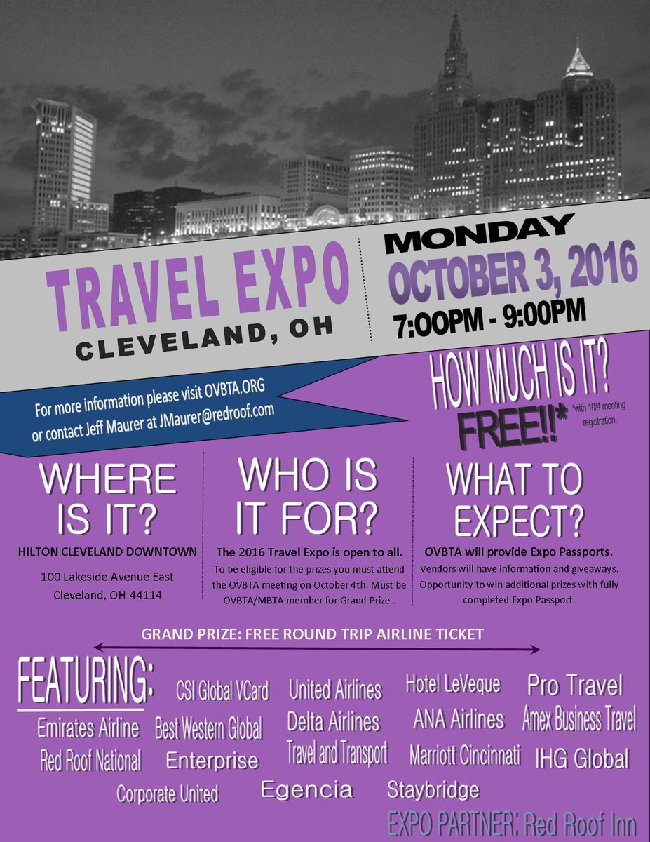Ohio_Valley_BTA's tweet photo. 10 Days until #OVBTAEXPO at the networking reception! #2016JED @MBTAMichigan #OVBTA #networking #biztravel #Cleveland https://t.co/ClbcuUQ3hR
