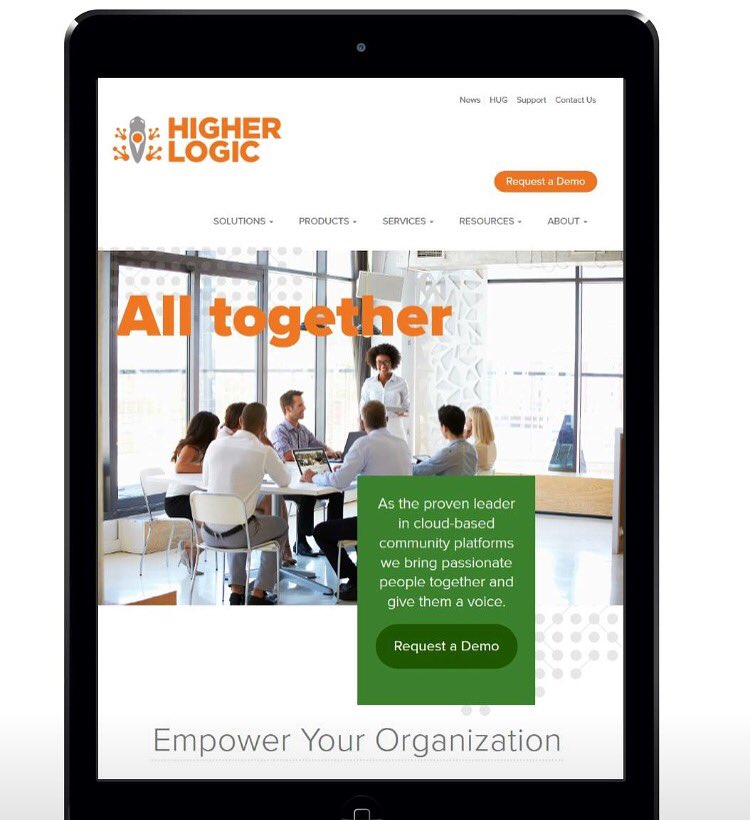 econversemedia's tweet image. .@HigherLogic new website launched this week...so proud to have been part of this project #teamworkmakesthedreamwork