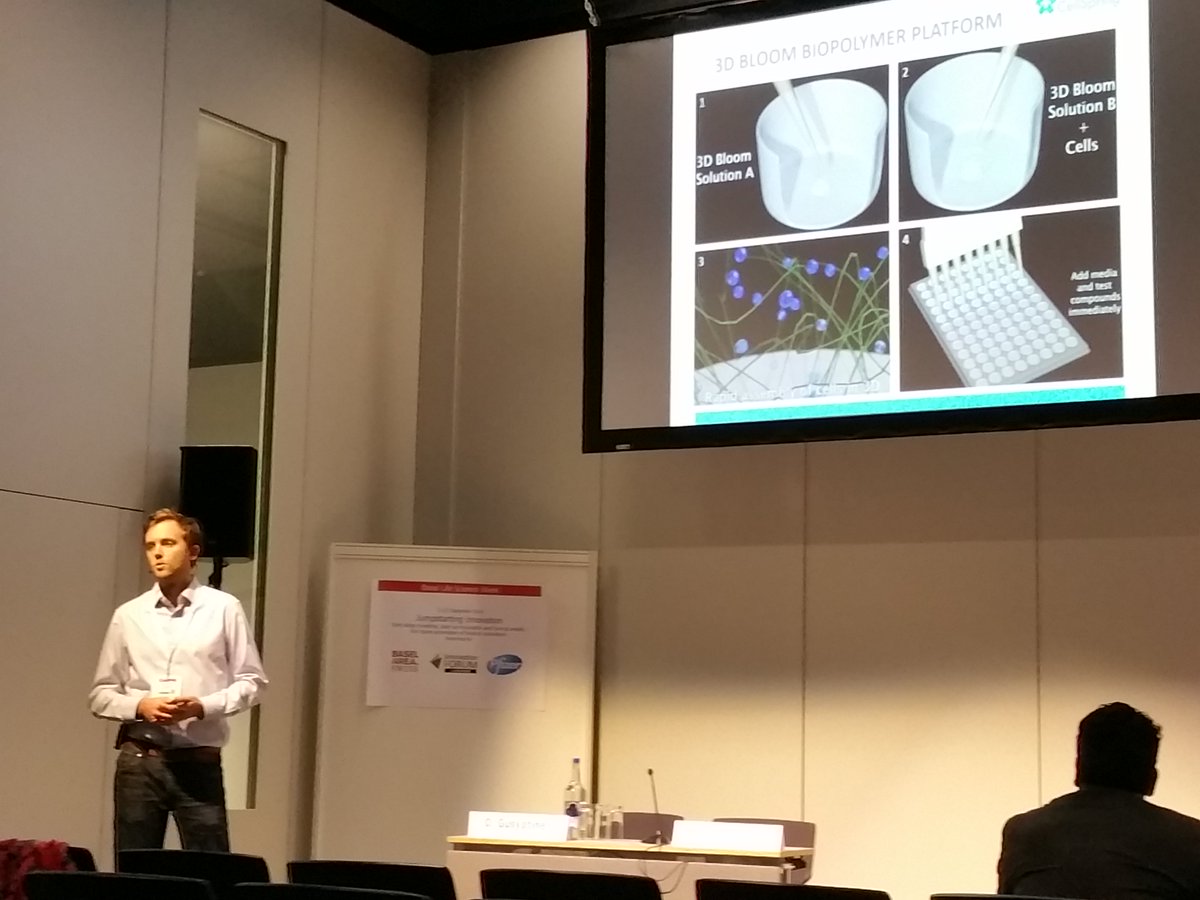 Now on our Jumpstarting Innovation stage is Kramer Schmidt, CEO of <a href="/CellSpring/">CellSpring</a> talking about work "beyond the third dimension"