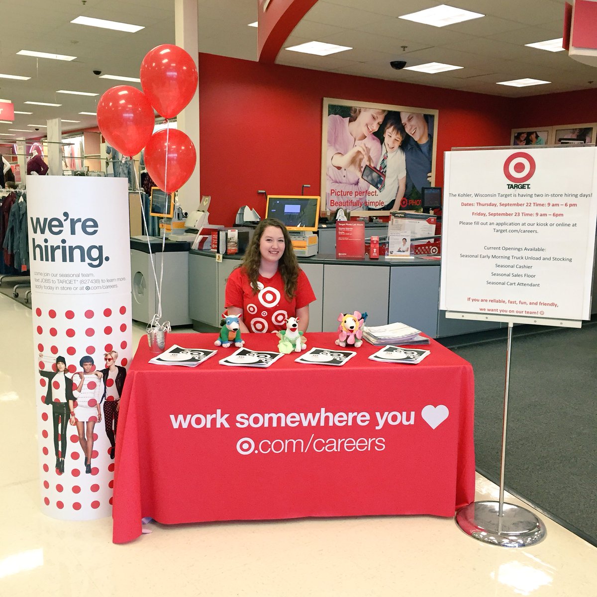 Ready to go for our Hiring Event! <a href="/MarkShabillski/">Mark Przybylski</a> <a href="/StammerDan/">Dan Stammer</a> @TargetTyler57