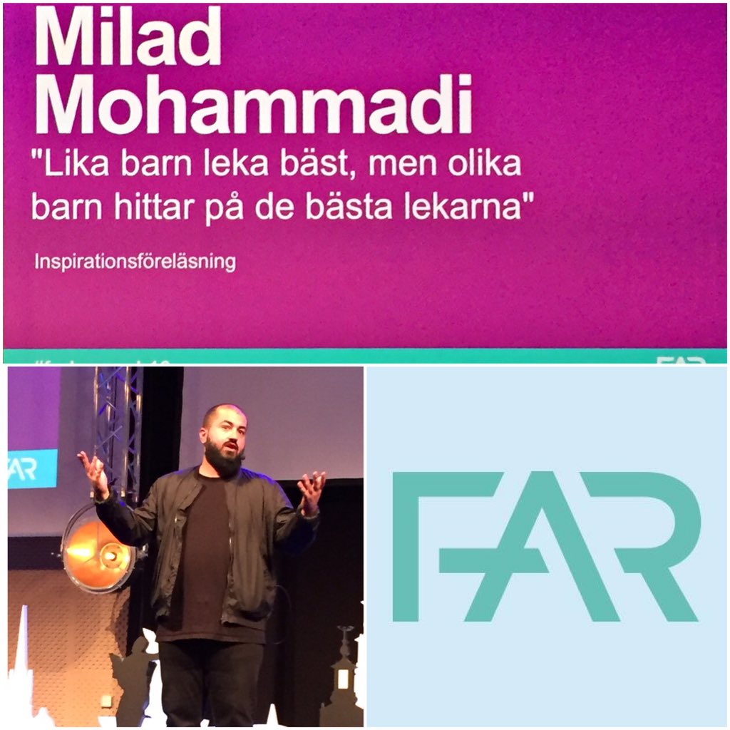 lonekontoret's tweet photo. Milad Mohammadi är inspirationsföreläsare #farbransch16 https://t.co/NBb7xhsaiH
