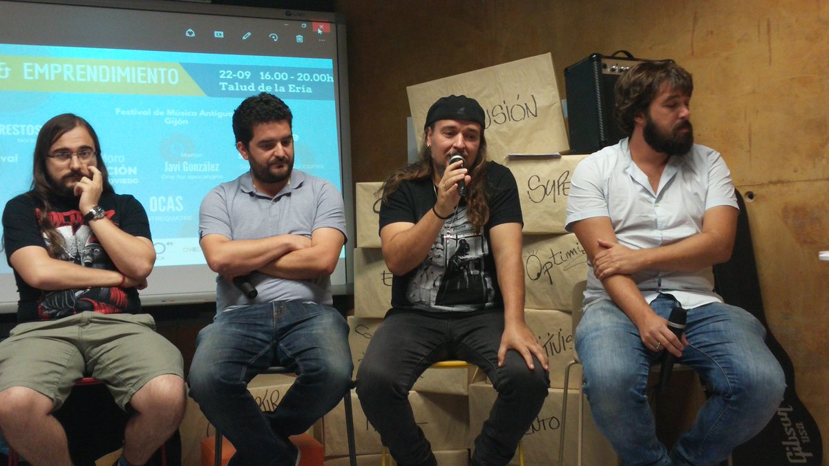 OviedoEmprende's tweet photo. Alberto Rionda #DerrameRockSchool, lider de #Alquimia y compositor en #Avalanch hoy en #MusicayEmprendimiento en @taluderia #Oviedo https://t.co/w6fAOULwj4