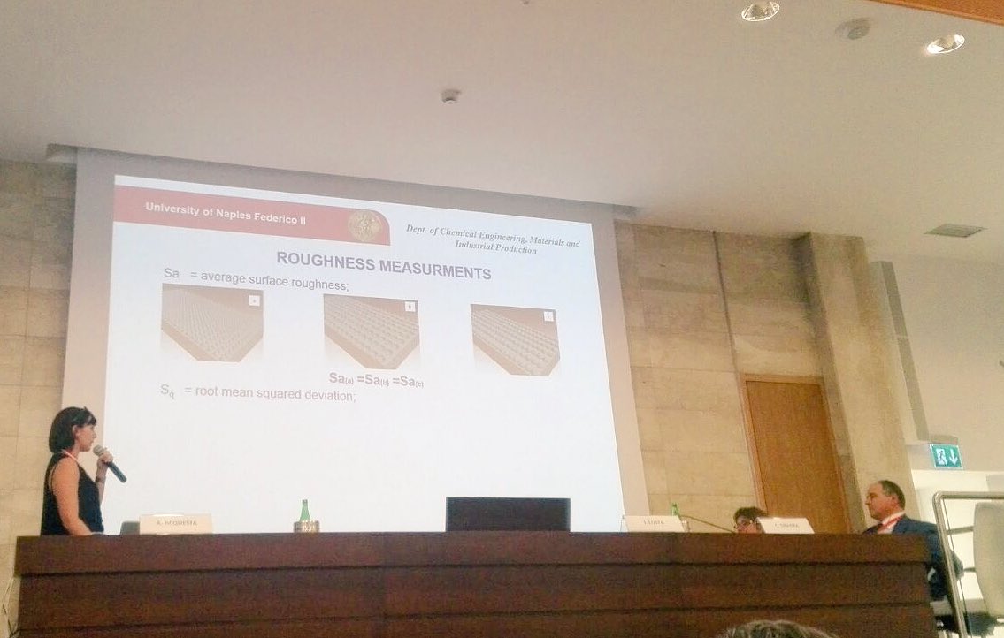 Contital's tweet photo. Roughness analysis on #aluminium foil #container #Inalco2016 #Naples https://t.co/FwXw9jhotj