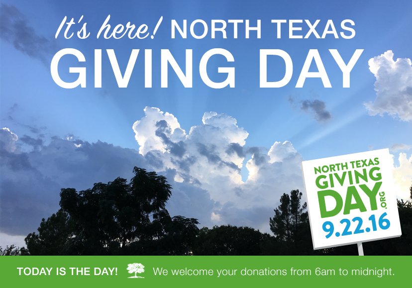 DailyShade's tweet image. It's #NorthTexasGivingDay! Click here to participate bit.ly/2d2FgEK and your gift to #TheLeaves will be matched! Thanks!