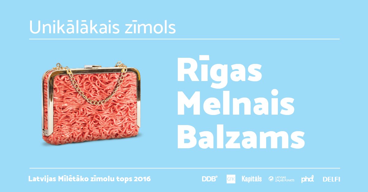 Sveicam 2016. gada unikālāko zīmolu – <a href="/RigaBlackBalsam/">Riga Black Balsam</a>! #zimolutops