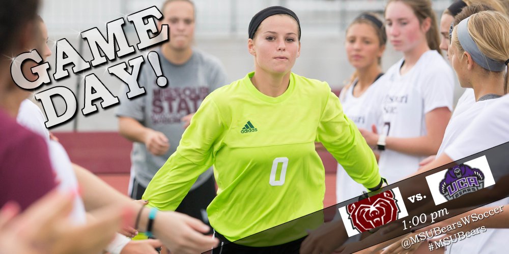 MoStateWSOC's tweet image. The homestand continues today and the #MSUBears look to win their second-straight game against UCA at 1 p.m.