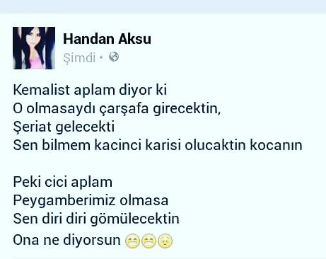 Cici ablam iyi oku😁😊😆😂😎