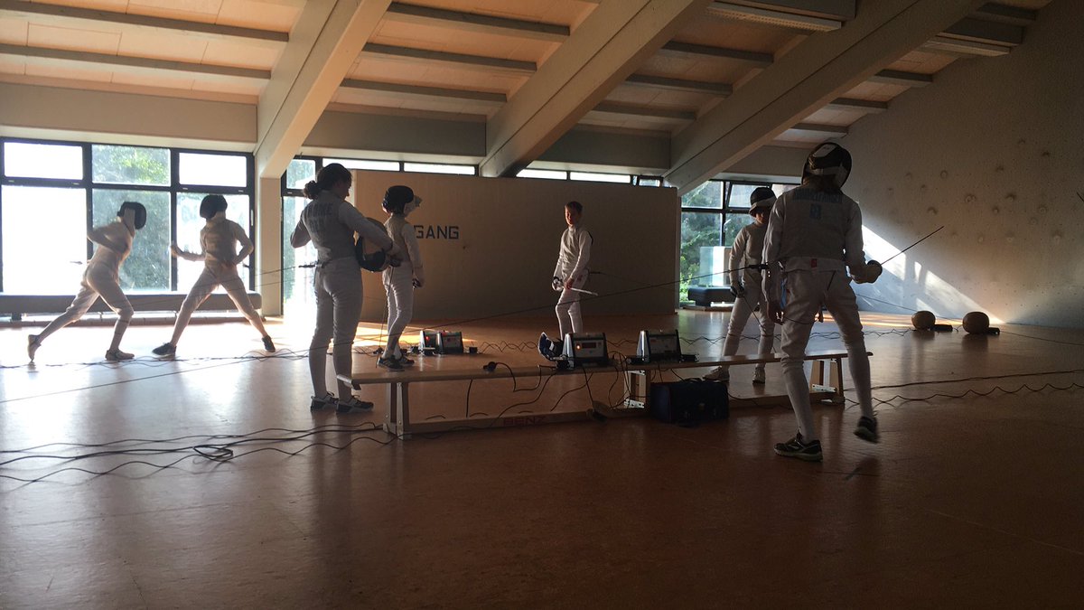 Die neue #Saison ist in vollem Gange! Wir sind im Vorbereitungscamp in #Riedenberg! #fechten