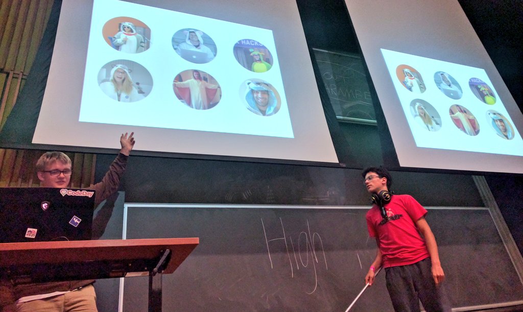 HSHackersPhilly's tweet photo. Our keynote speakers @tjhorner and David talk about community programs like @TheHackerFund https://t.co/FNfbbMWIo4