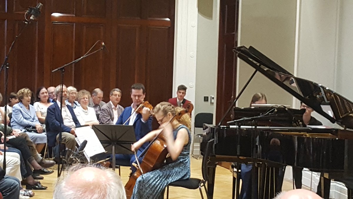 Fidelio Trio in tonight's #composingtheisland concert in #kbrr ft. works by Esposito, Stanford &amp; Joan Trimble