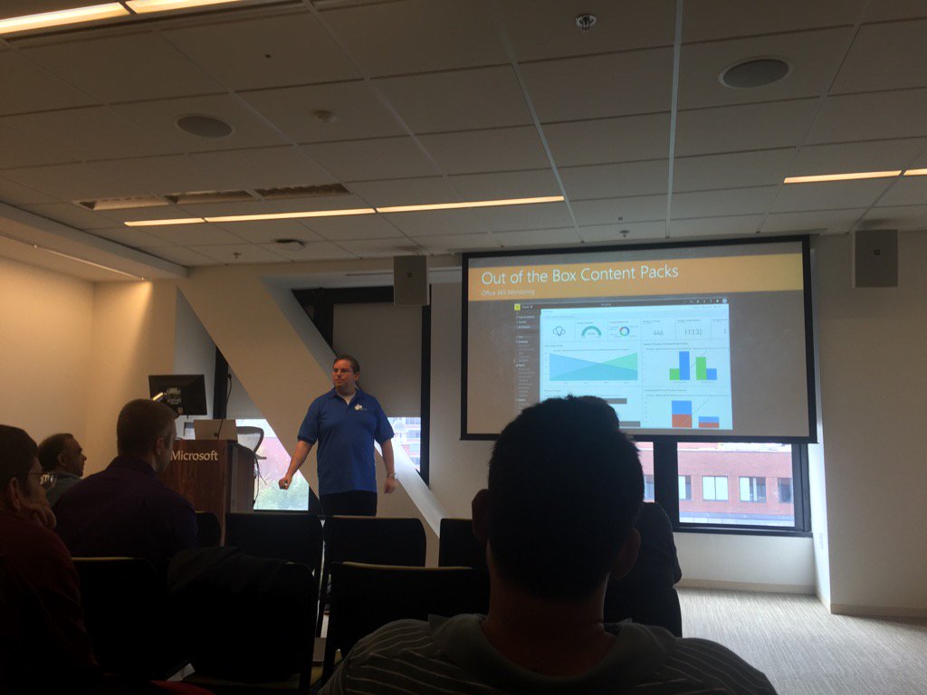 DarceHess's tweet photo. @bostonmusicdave giving a great #PowerBI session at #SPSBOS https://t.co/dRnys0nDkk