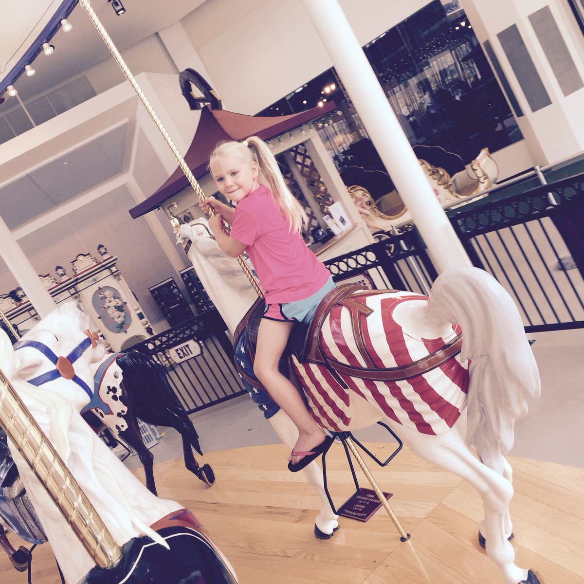 DrJVick's tweet photo. Happiness is the Euclid Beach Carousel #InTheCircle  #ClevelandHistoryCenter https://t.co/pe1bGeGC9n
