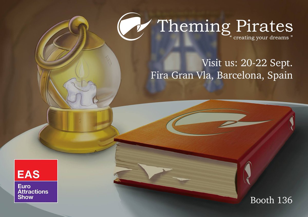 ThemingPirates's tweet photo. Thank you to our new followers . Maybe we meet soon at #eas2016 #barcelona #firagranvia #booth136 #themingpirates https://t.co/etKHEeKsrz