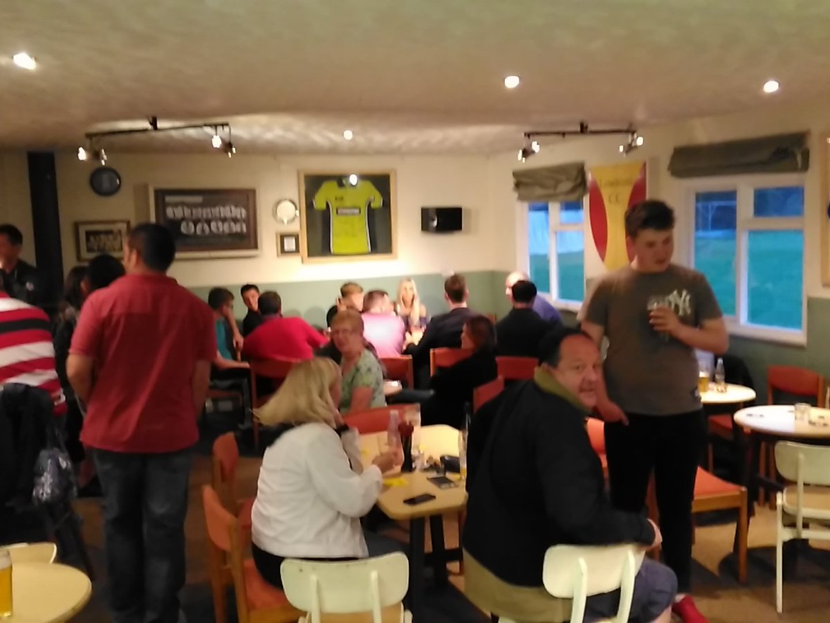 All of Lanercost enjoying the double Title party! #UpTheCost #ThePrioryMen #UpTheRabble