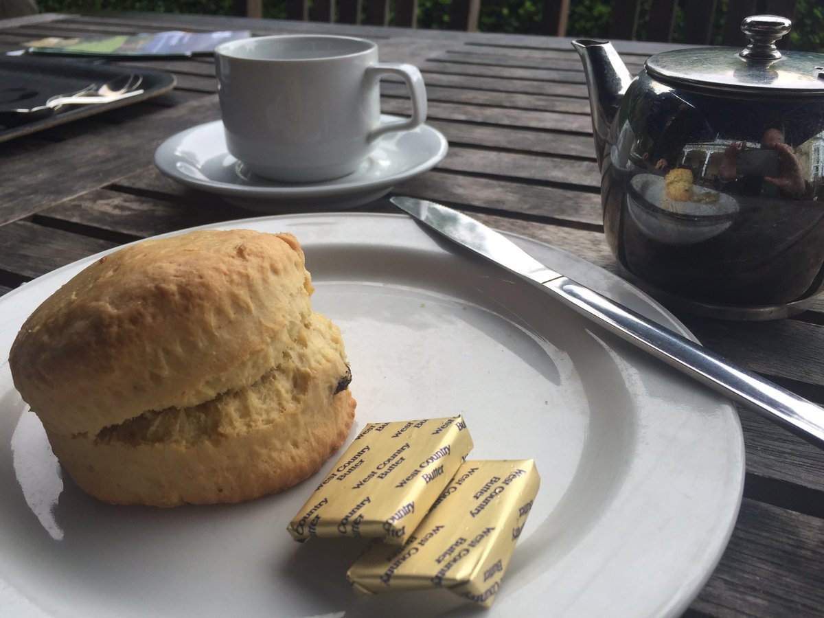 DrewBennellick's tweet image. .@nt_scones wet day @WimpoleEstateNT. Shame the scone lacked moisture &amp;amp; fruit! Fab cows however!