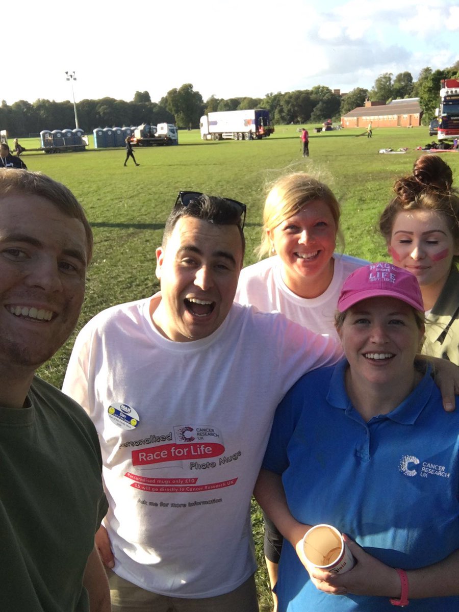 BionicDanzo's tweet image. Thanks  #PrettyMuddy we'll be back again with #yourmugonamug! @SueBurden4 @JamesTCobbler @maxspielmann @raceforlife