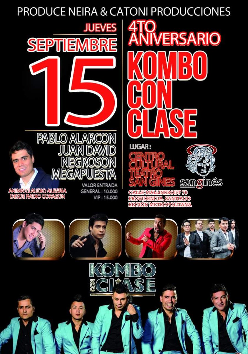 CCComboConClase's tweet photo. Falta poquito, muy poquitooo...! #5Dias #4toAniversarioKCC. Quedan pocas entradas 👉https://t.co/ZPZZ4uwkpq https://t.co/z7WlAwM5fZ