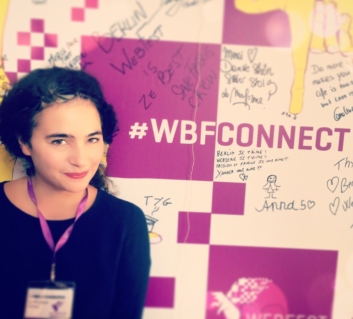 Très heureuse de représenter la série au <a href="/Webfestberlin/">Webfest.Berlin</a> !! #meufpowwwa