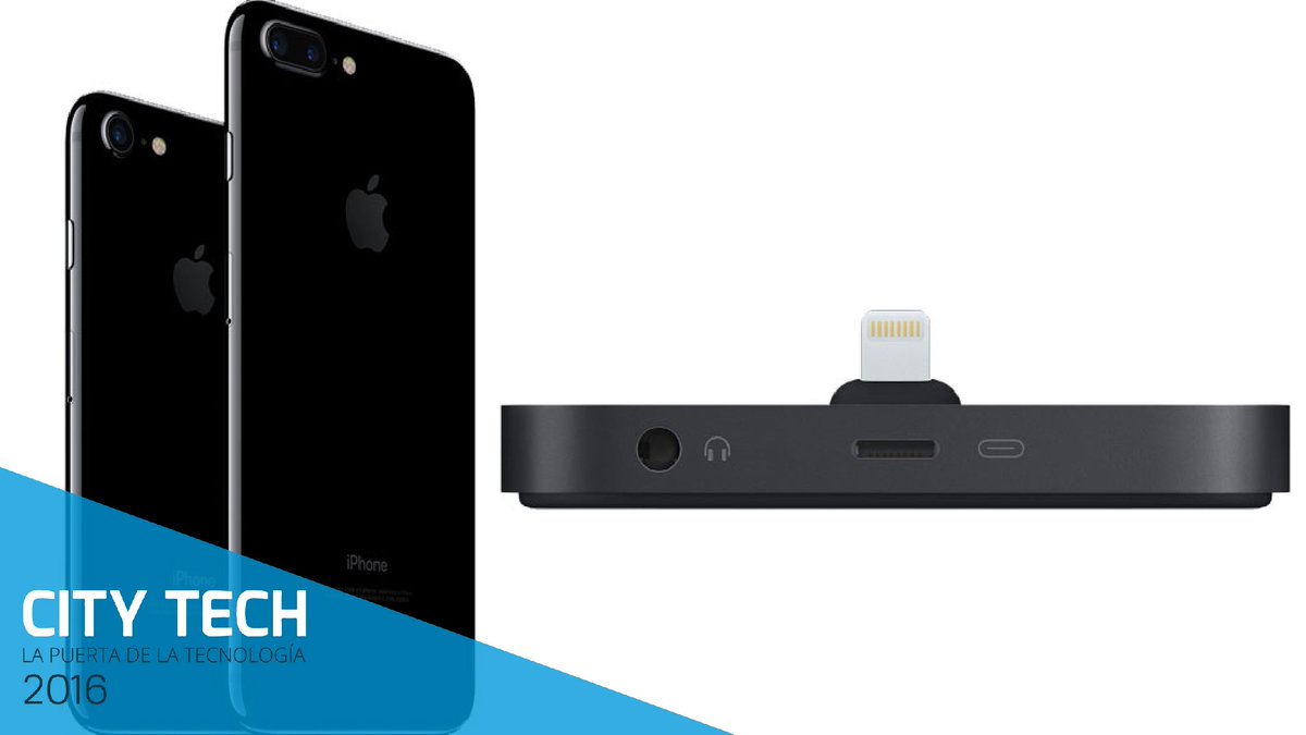 CityTechCol's tweet photo. La solución de #Apple para cargar tu iphone7 y escuchar música a la vez es el "Lightning Dock" #SoyCiudadanoCityTech https://t.co/wh8Ll34DsA