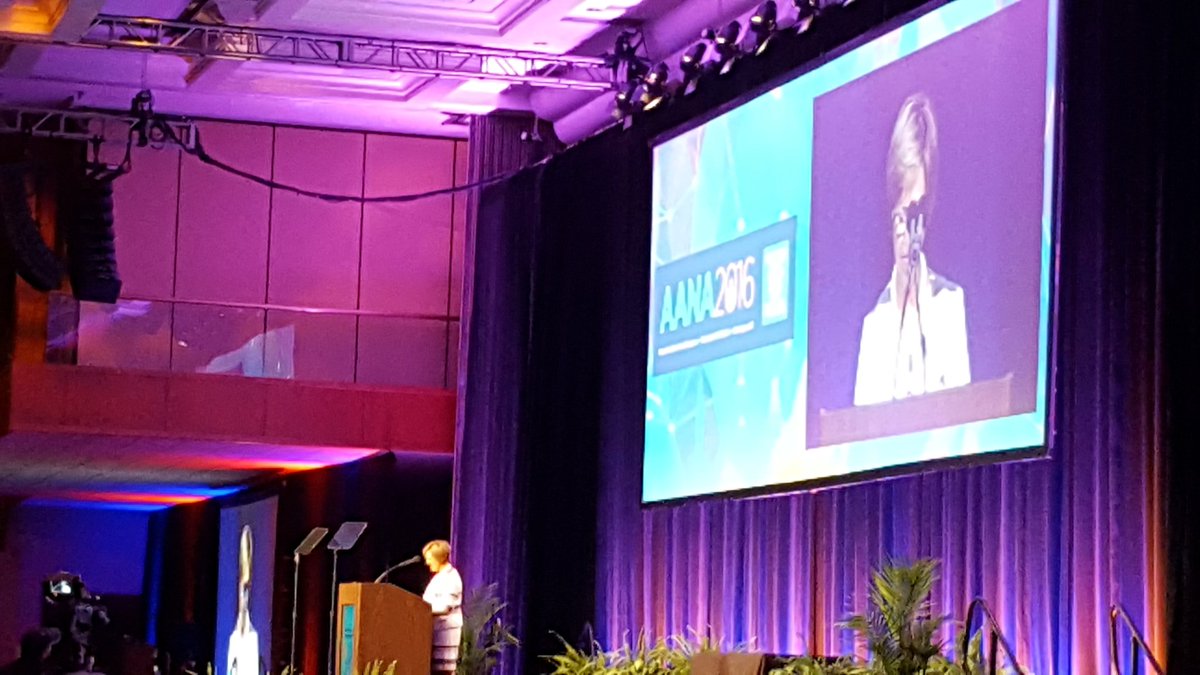 FrankPurcell's tweet photo. Gen Horoho of #CRNAs: Their heroic stories need to be told. #AANA2016 @aanawebupdates https://t.co/dd2Jx3p1Ah
