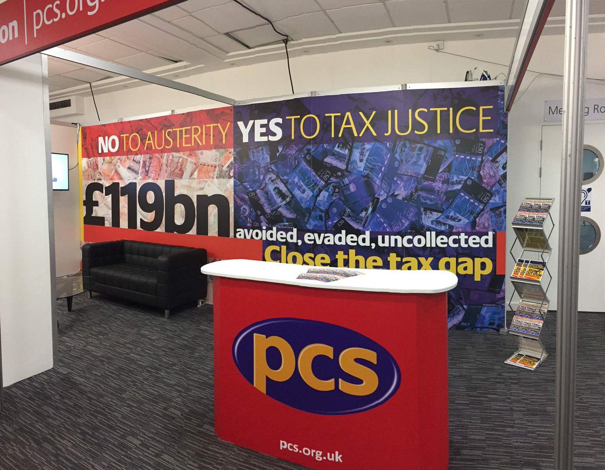 PCS at TUC Congress 2016 our theme: No To Austerity, Yes To Tax Justice!