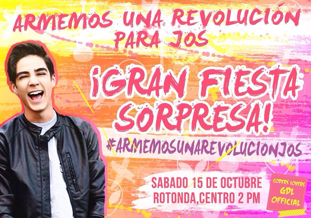 CodersLGDLOffic's tweet image. Hoy publicaremos todo lo que hay que llevar a la próxima FIESTA para @JosDice este 15/10. ¡PENDIENTES! 🆑😍💪