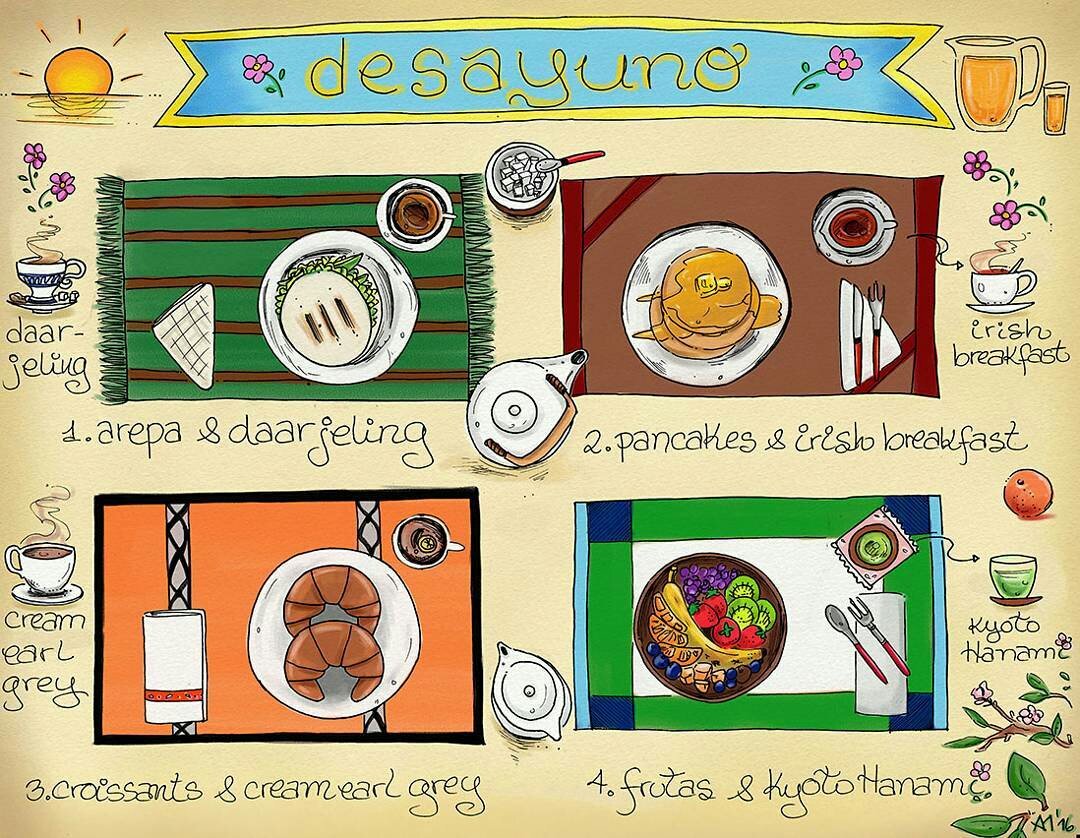 CaracasTeaCo's tweet photo. Una armonía perfecta, arepa y té Darjeeling. #DiaMundialdelaArepa https://t.co/dk7LZSe85a