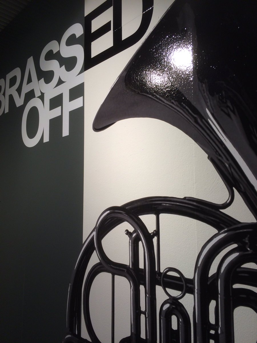 Davids1965's tweet photo. More fantastic exhibitions @BarnsleyCivic #brassed off #corneliaparker @jeremydeller #barnsleyisbrill #anniversary https://t.co/CVgpE1zICz