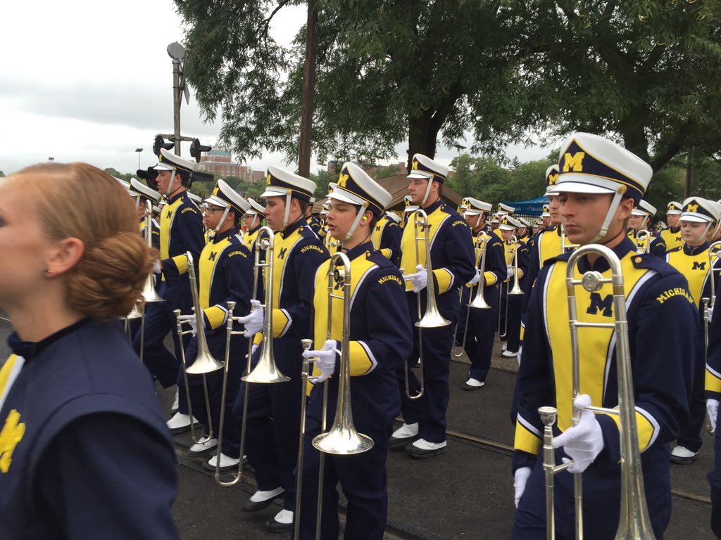 pinkhamlj's tweet photo. Michigan's band. MGoBLUE! https://t.co/n5eug4ENJ3