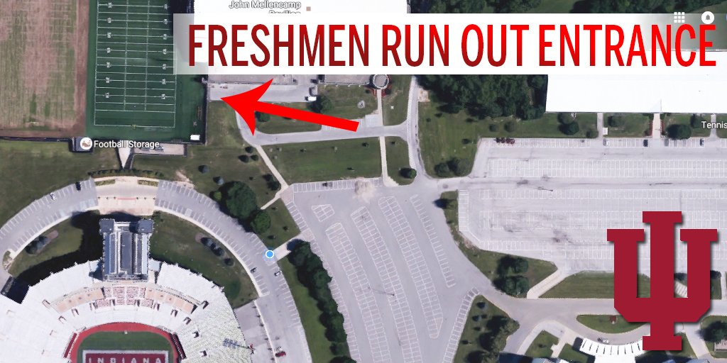 IUCrimsonGuard's tweet photo. Class of 2020, see you at 3:00 p.m.! Here is a map to help you find the entrance. @IUBloomington @iufye @OurIndiana https://t.co/rxILHs3bSt